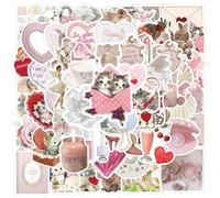 CVDYWDJIE 120 Adesivi Carini, Adesivi Semplici, Adesivi Estetici, Adesivi per Ragazze, Possono Essere Utilizzati per Decorare Bottiglie d'Acqua, Quaderni E Album Fotografici