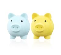 CVDYWDJIE 2 Pezzi Salvadanaio Cartone Animato Simpatico Salvadanaio in Plastica Salvadanaio per Bambini Decorazioni per La Casa