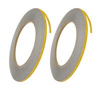 CVDYWDJIE 2 Rotoli Di Nastro Dorato, Strisce Di Cucitura Autoadesive, Nastro Di Cucitura Per Piastrelle, Strisce Di Sigillatura Degli Spazi, Linee Decorative Fai Da Te