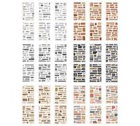 CVDYWDJIE 36 Adesivi con Lettere Creative e Ispiratrici, Retrò e Impermeabili per Decorare Album, Diari e Biglietti di Auguri