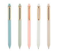 CVDYWDJIE 5 penne gel da 0,5 mm, penne a sfera, penne in gel retrattili, ad asciugatura rapida, penne per diari, carta da scrivere, adatte per ufficio, scrivere e dipingere