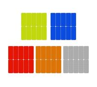 CVDYWDJIE 50 Adesivi Riflettenti, Strisce Riflettenti per Passeggini, Decorazione Adesiva Riflettente Autoadesiva, Adesivi Riflettenti Multifunzionali