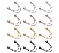 CVDYWDJIE Confezione Da 12 Fibbie Magnetiche Per Le Gambe Dei Pantaloni, Clip Di Fissaggio Per Le Gambe Dei Pantaloni, Clip Magnetiche Multifunzionali Per Vestiti, Accessori Per Abbigliamento