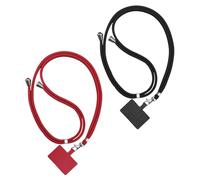 CVDYWDJIE Cordino per Cellulare da 2 Pezzi, Cordino Regolabile, Cordino per Cellulare Anti-Smarrimento, Cordino Facile da Rimuovere, Cordino Portatile, Accessori per Cellulare