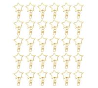 CVDYWDJIE Fibbie A Stella Dorate da 30 Pezzi, Semplici Fibbie in Metallo, Fibbie con Chiusura A Moschettone, Accessori per Gioielli Fai-da-Te, Fibbie Decorative Creative, Fibbie per Appendere Borse