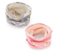 CVDYWDJIE Sciarpa Con Motivo Cartone Animato Da 2 Pezzi, Sciarpa In Velluto Per Bambini, Sciarpa Calda, Sciarpa Antivento Per Bambini, Sciarpa Carina