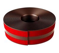 CVFOMBN Marrone,6m, Profilo per gradini in Vinile Autoadesivo, Modanatura per gradini, Protezione Antiscivolo in Gomma, Staccabile e attaccabile, per Uso Interno ed Esterno (4,8 x 5 cm)