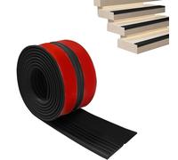 CVFOMBN Paragradini in Gomma Bordo della Scala Ispessito Protezione per Bordi di Scale Autoadesiva Antiscivolo Adatto per Uso Interno Ed Esterno,2M