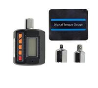 CVFRDD 1/2 "1/4" 3/8 "Misuratore di coppia digitale regolabile Adattatore for chiave dinamometrica digitale 3-200N.m Allarme sonoro for riparazioni meccaniche per bicicletta(Torque 20-200N.m)