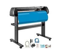 CVFRDD 28 Pollici Vinyl Cutter Machine Floor Stand Vinyl Plotter velocità della Forza Regolabile Controllo Digitale Porta USB for la creazione di insegne