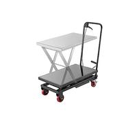CVFRDD Carrello elevatore Idraulico a Forbice 500LBS Tavolo elevatore Manuale for impieghi gravosi Altezza Regolabile for la Consegna di Magazzini di fabbriche(Blauw)