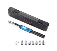 CVFRDD Chiave dinamometrica Digitale, Testa a cricchetto bidirezionale da 3/8 Pollici Utensili manuali for Riparazione di Biciclette Regolabili Professionali 1,5-30/4,2-85 NM(4.2-85 N-m)