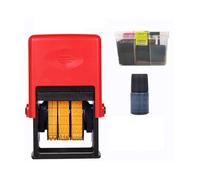 CVFRDD Handheld Mini Bottle Metal Can Food Plastic Bag Date Stamp Black Quick-Drying Ink Seal Stamping Date Printer DOT Matrix Font