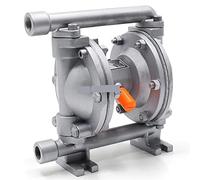 CVFRDD Pompa a Membrana Pompa Chimica Pompe pneumatiche a Doppio diaframma 1/2quot;Pompa pneumatica for Carburante Liquido in Lega di Alluminio da 19 l/min 5GPM(Santoprene Diaphragm)