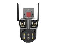 CVFRDD Telecamera IP 6K HD 16MP 10X Zoom Ibrido PTZ con tracciamento Automatico Esterna a Quattro obiettivi Tre telecamere di Sicurezza Sorveglianza 4K(6K Camera)