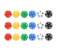 CVFRTT 18 Pezzi di Dadi Numerici da 1 A 10, Dadi A più Facce, Giochi da Tavolo, Giochi da Tavolo, Giochi di Lancio