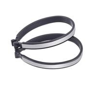 CVFRTT Confezione da 2 Clip Riflettenti per Pantaloni, Attrezzatura per Bicicletta, Clip Elastiche per Pantaloni, Strumenti di Protezione per Bicicletta, Utilizzati per Ciclismo, Jogging, ECC.