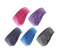 CVFRTT Confezione Da 5 Fasce Sportive Per Bambini, Fasce Invernali Da Donna, Fasce Protettive Per Le Orecchie, Copricapo Caldo Invernale, Adatto Per Sport All'Aria Aperta E Fitness