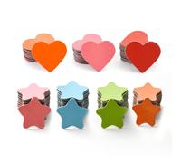 CVFRTT: Confezione da 80 Magneti a Stella e 60 Magneti a Cuore, Decorativi, Ricompensa, Adatti per Scuole, Uffici e Cucine