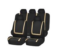 Cvgffs Coprisedili Auto Per Hyundai Per I30 Per Creta Per Tucson Per Ix35 Solaris Per Elantra Per Santa Terracan Coprisedili In Tessuto Per Auto Interni(ZT02-5Seats-gold)