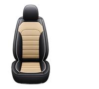 Cvgffs Coprisedili Auto Per Tutti I Modelli Di Auto Per Civic City Per CRV CRZ Per Accord Per Elysion Fit Jade Jazz Accessori Interni Stile Universale 3D(Black beige 5 Seat)