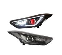 Cvgffs Fanale Anteriore Per Hyundai Per ELANTRA 2012-2015 DRL Luci Diurne Lampada Anteriore Gruppo Ottico LED Auto Indicatore Di Direzione