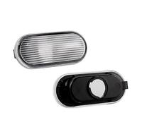 Cvgffs Indicatori Retrovisori Per VW 2PCS Led Dynamic Side Marker Indicatore di direzione Luce lampeggiante sequenziale(Clear NO Dynamic)