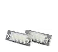 Cvgffs Luce di stop per auto Per Caddy 2003-2014 Kit Terza Luce Freno Posteriore + Lampadine Per Luce Interna + Luce Targa A LED(License Plate light)