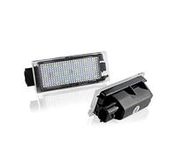 Cvgffs luci targa posteriori LED Per Megane Per Clio Per Laguna Twingo Master Trafic Espace Error Free 8200480127 2PCS CANbus LED Lampada Luce Targa