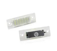 Cvgffs luci targa posteriori LED Per VW Per Touran Per Golf Passat Jetta 2001-2015 CANBUS Error Free 3B5943021E Sostituzione Bianco 2PCS LED Luce Targa