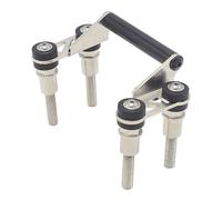 Cvgffs Porta Cellulare Motociclo Per BMW Per F750GS Per F850GS F800GS F700GS R1200R Navigazione Moto 12 Mm Supporto Telefono Con Ricarica USB Staffa di navigazione(B)