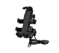 Cvgffs Porta Cellulare Motociclo Supporto Per Cellulare Da Manubrio Per Moto Impermeabile Con Specchietti Navigatore GPS Caricabatterie USB Cellulare Staffa di navigazione