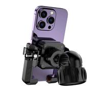 Cvgffs Porta Cellulare Motociclo Supporto Per Cellulare Da Moto Per Navigatore Manubrio Impugnatura Antivibrazione Per Bici Per GPS Staffa di navigazione(Style 3)