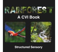 CVI Rainforest Book: High Contrast Book for Visual Impairment