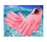 CVJdfhRE 1 paio di guanti da immersione, caldi, for attrezzatura, for nuoto, immersioni, neri e rosa, for surf pagaiata(Pink 1 pair,L)