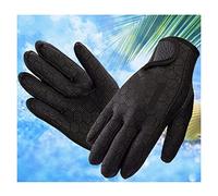 CVJdfhRE 1 paio di guanti da immersione, caldi, for attrezzatura, for nuoto, immersioni, neri e rosa, for surf pagaiata(Black 1pair,M)