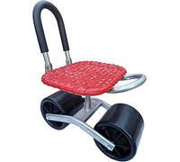 CVJdfhRE Carrello da giardinaggio con ruote e altezza regolabile, sgabello for diserbo - Seduta robusta resistente all'usura capacità di carico 150 kg, multiuso