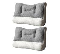 CVJdfhRE cuscini, Cuscino ortopedico for apnea notturna for un sonno profondo Supporto cervicale ergonomico for una migliore qualità del(Blanc,1 pièce)
