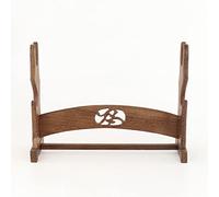 CVJdfhRE Espositore decorativo for samurai, supporto for spade, katana e wakizashi, doppio strato, 32,5 x 24 cm