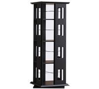 CVJdfhRE Libreria girevole a 360°, scaffale creativo multilivello da pavimento, molto spazio di archiviazione, ingombro ridotto(125 * 44cm)