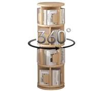 CVJdfhRE Libreria girevole a più livelli da 3/4/5/6 ripiani, scaffale portaoggetti pavimento for la casa, for il soggiorno, for lo studio(130 * 45.5cm)