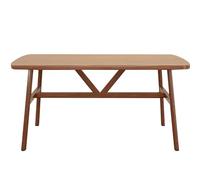 CVJdfhRE Scrivania for computer creativa Tavolo da pranzo multifunzionale for la casa Rinforzo delle travi intermedie portanti Adatto for ufficio soggiorno studio(Walnut Colored,100 * 60 * 74cm)