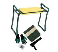 CVJdfhRE Sgabello da Giardino Pieghevole con Maniglie, 2 in 1, Portatile, Morbido, previene Il Dolore al Ginocchio