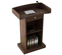 CVJdfhRE Supporto for podio for leggio for for Portatile in Legno con Piattaforma di Lettura for Ufficio, Sala conferenze(A,with Drawer)