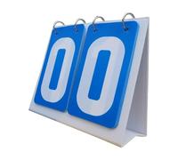 CVJdfhRE tabellone, Tabellone segnapunti Resistente Ribaltabile Contapunti for Giochi Basket Pallavolo Calcio Badminton(Blue)