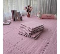 CVJdfhRE Tappeti morbidi e arruffati for camera da letto, isolamento acustico, possono essere tagliati, proteggono il pavimento, 10 pezzi(Style B)