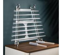 CVNC CDEFGABC - Arpa da canto in cristallo di quarzo a 8 note, 440 Hz, con custodia in allumina, strumento musicale curativo per terapia del suono