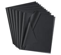 Cvoepobey 17 "X24" Carta In Carbonio Cerata Nera, 20 Fogli per Progetti di Lavorazione del Legno, Disegno e Trasferimento