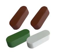 Cvoepobey 4 Pezzi di Composto Lucidante Jeweler'S Rouge Utilizzato per Lucidare Metalli Morbidi Come /, Composto Lucidante da 10 Once, Kit
