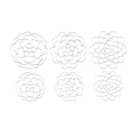 Cvoepobey 6 Pezzi Porta Composizioni Floreali Porta Bouquet Organizer per Fiori In Acciaio Rana per Fiori Forniture per Composizioni Floreali Organizer per Griglia Floreale (5 Pollici, 68 Pollici